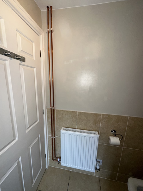  newly-fitted radiator in a Bournemouth property