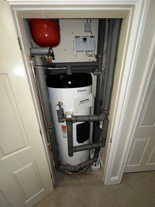 the air source heat pump