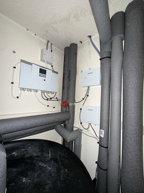 heat pump pipework