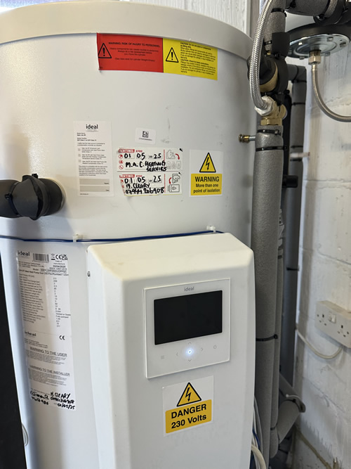 heat pump installation fitted in a property in Christchurch