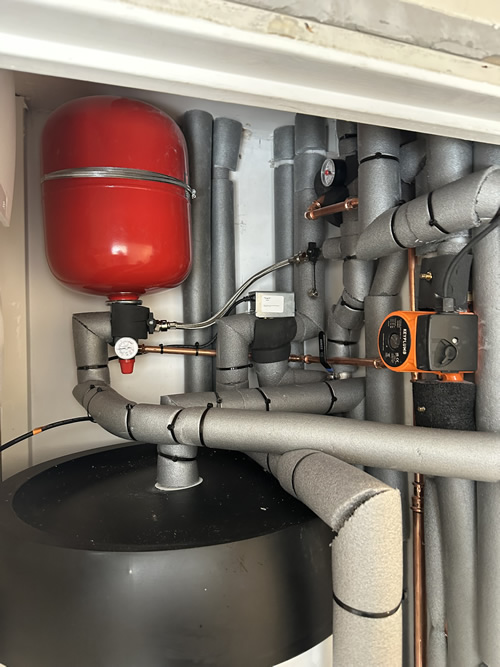  installing the heat pump
