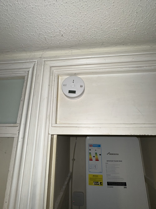 the new boiler