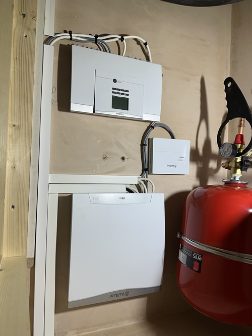 Wimborne new build central heating installation