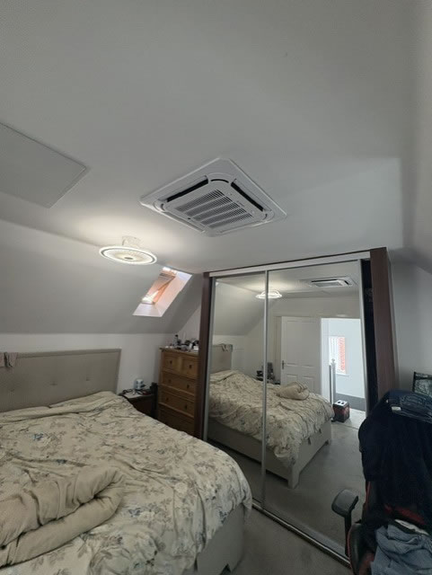 Air conditioning installation in detached property in Andover