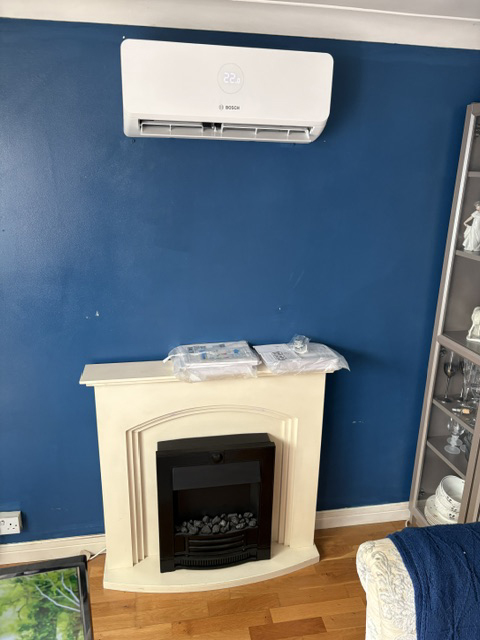 Worcester Bosch multi Split AC system installed in a Poole residential property